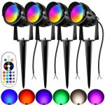 RGBW Color Changing LED Landscape Lights with Remote