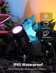 TakThree Smart LED Landscape Lights - Color Changing Spotlights