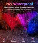 SUNVIE 12W RGBW Outdoor Spot Lights with Remote