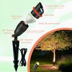 Rosykite Smart RGB LED Garden Spotlights (4-Pack)