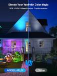 AngelHalo Smart Color Changing Landscape Spotlights - 6 Pack