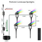 SUNTHIN RGBW Color Changing Outdoor Spot Lights