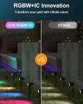 Smart RGBW Landscape Lights, 6 Pack with App Control