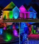 SUNVIE 12W RGBW Outdoor Spot Lights with Remote