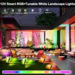Rosykite Smart RGB LED Garden Spotlights (4-Pack)