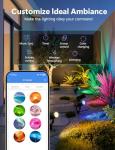 TakThree Smart LED Landscape Lights - Color Changing Spotlights