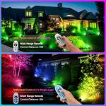 12W RGBW LED Landscape Lights - Color Changing Spotlight