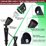 Smart RGB Landscape Spot Lights with Remote Control