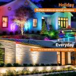 RGBW Color Changing LED Landscape Lights with Remote