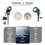 12W RGBW LED Landscape Lights - Color Changing Spotlight