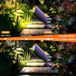 Rosykite Smart RGB LED Garden Spotlights (4-Pack)