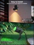 Smart Color Changing Outdoor Spot Lights - 4 Pack