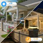 12 Pack Solar Post Cap Lights for Outdoor Use