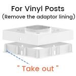 SIEDiNLAR Solar Post Cap Lights - 4 Pack