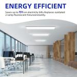 Hykolity 4FT LED Wraparound Ceiling Light