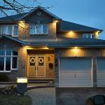 Meconard 1 Pack 4 Inch 5CCT LED Canless Recessed Lighting with Night Light, 2700K/3000K/3500K/4000K/5000K Selectable Ultra-Thin LED Ceiling Lights, 9W=75W, 750LM, Dimmable Wafer Downlight ETL&FCC