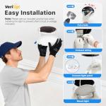 Veriligt 12 Pack 4 Inch 5CCT LED Recessed Light, Silm Canless Recessed Lighting, Dimmable, Damp Rated, 2700K-5000K Selectable, Wafer Ceiling Downlight with Junction Box, 750LM, 9W 120V, ETL&FCC