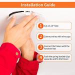 Meconard 20 Pack 4 Inch 5CCT LED Recessed Ceiling Light with Night Light, 2700K/3000K/3500K/4000K/5000K Selectable Ultra-Thin Lighting, 9W=75W, 750LM, Dimmable Canless Wafer Downlight ETL&FCC