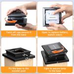 12 Pack Solar Post Cap Lights for Outdoor Use