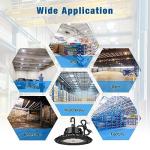 G GJIA LED High Bay Light Super Bright Dimmable AC100-277V 240W 36000LM 5000K DLC/ETL Listed Lights 6ft with US Plug High Bay LED Light Warehouse Shop Barn Garage (4 Pack)