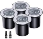 ALEDECO 4-Pack 3W Waterproof LED Landscape Lights