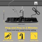 hunhun ETL 155W UFO LED High Bay Light, 22500lm, Daylight 5000K, US Plug,110-277V, IP65 Waterproof Commercial LED Shop Lights for Workshop Factory Barn Warehouse, Garage ETL Listed