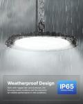 Sunco UFO LED High Bay Light, 150W, 19500 Lumens, 5000k Ultra Bright Commercial Shop Lights for Warehouse, Factory, Workshop, Garage & Barn, Ceiling Mount, Plug & Play, 120V, UL 2 Pack