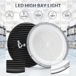 XYCN 200W UFO Led High Bay Light,120VAC,5000K Daylight Commercial Bay Lighting,IP66 Waterproof,30500LM,850W MH/HPS with Plug Area Lighting for Warehouse/Shop/Workshop/Barn/Gym/Factory