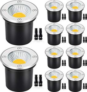 SUNVIE 12W Low Voltage LED Landscape Well Lights