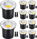 SUNVIE 12W Low Voltage LED Landscape Well Lights