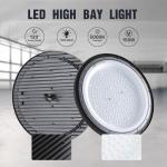 Fanyank 150W LED High Bay Lights with US Plug, 21000LM High Bay LED Shop Light, 5000K Daylight, IP65 Waterproof, UFO Commercial Warehouse Workshop Factory Barn Garage Lighting 4 Pack