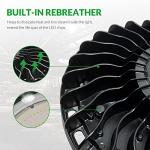 Flakeeper LED High Bay Light 150W, 22500 LM with US Plug 5ft Cable (150LM/W), 5000K Daylight, Waterproof, UFO Commercial Warehouse Workshop Factory Barn Garage Area Lighting Fixture, 2 Pack