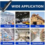 1 Pack UFO LED High Bay Light, 150W Plug & Play LED Shop Light, 6500K Daylight, 15000 LM, Waterproof Commercial Lighting Fixture for Garage Factory Workshop Barn Warehouse Gym