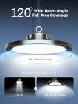 ELEKICO UFO Led High Bay Light 150W 5000K Shop Lights 21000Lm Daylight with Plug, UFO High Bay Lights for Garage Warehouse Workshop Factory Barn Logistics Center 6 Pack