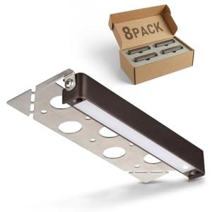 LEONLITE 8-Pack LED Hardscape Step Lights