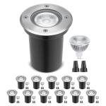 Gardencoin 12V Low Voltage LED Well Lights - 12 Pack