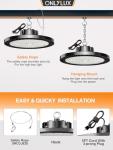 ONLYLUX 300W Ultra Bright LED High Bay Lights 8 Pack