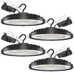 Flakeeper 150W UFO LED High Bay Light 4 Pack