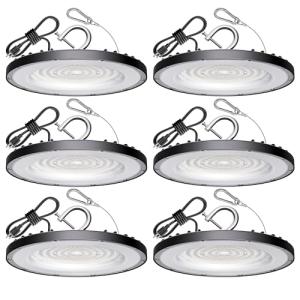 6 Pack 150W UFO LED High Bay Lights