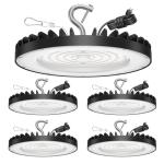 4 Pack 250W UFO LED High Bay Lights