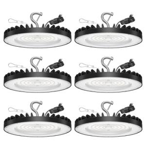 Yihuven UFO 250W LED High Bay Light 6-Pack