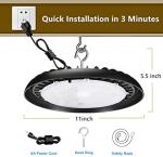 200W LED High Bay Light Fixture - 2 Pack