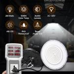 6 Pack 200W UFO LED High Bay Lights 30K lm