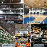 200W LED High Bay Light Fixture - 2 Pack