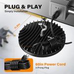 Yihuven UFO 250W LED High Bay Light 6-Pack