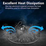 Paideste 2 Pack 300W LED High Bay Lights