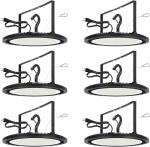 LONGLUX 6 Pack 200W High Bay LED Lights