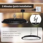 320W LED High Bay Light 4-Pack, 48000lm