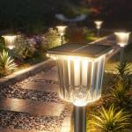 Bright Solar Pathway Lights Outdoor 8-Pack