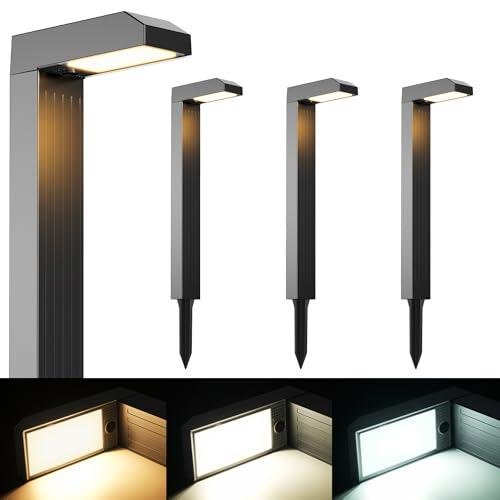 Coxseni Solar Pathway Lights with 3 Color Modes